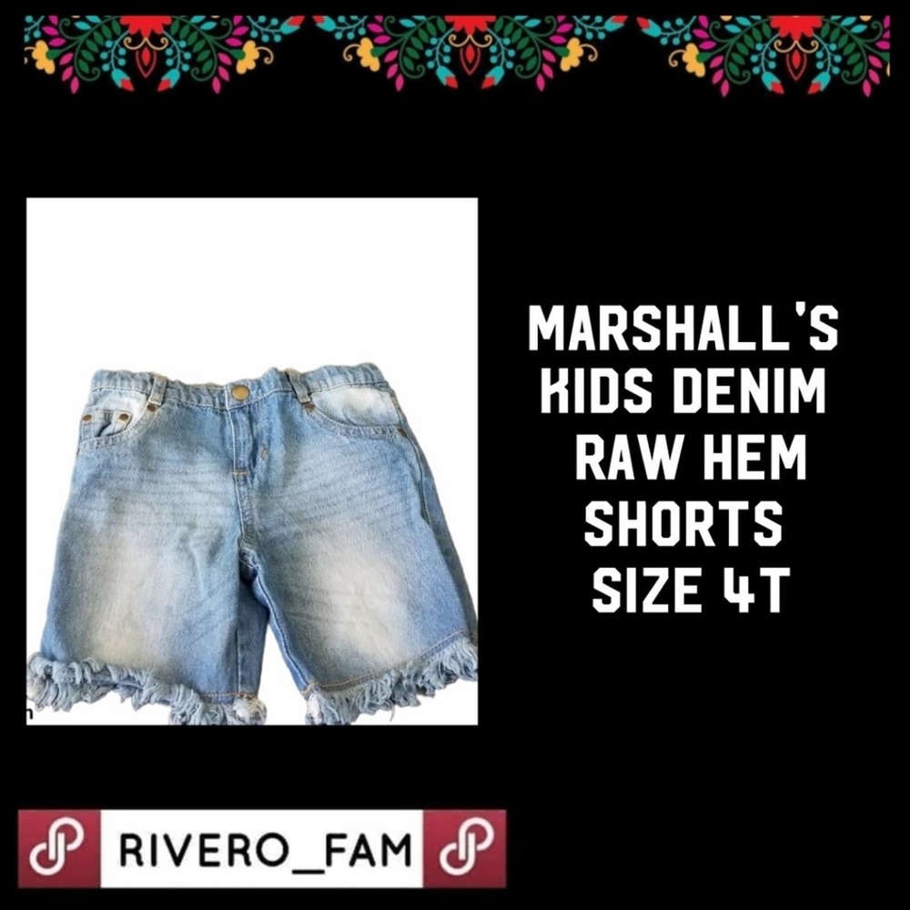 MARSHALL'S |DENIM RAW HEM SHORTS